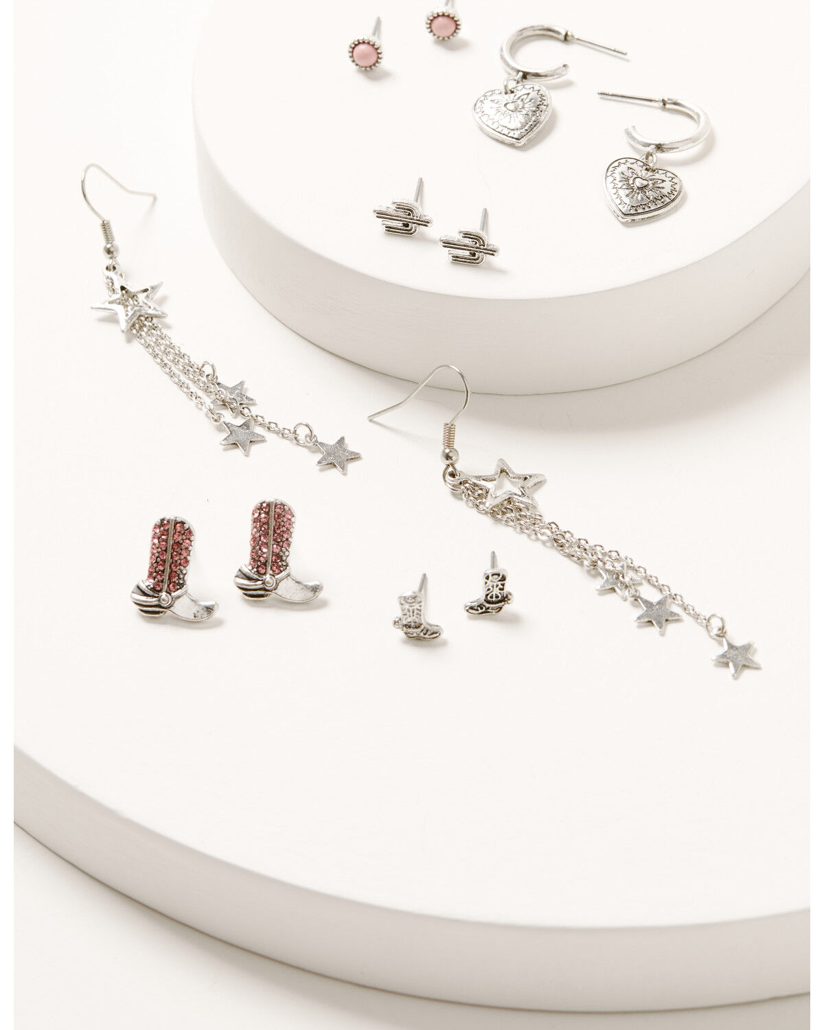 Women's Shyanne Disco Cowgirl Earring Set - 6 Piece