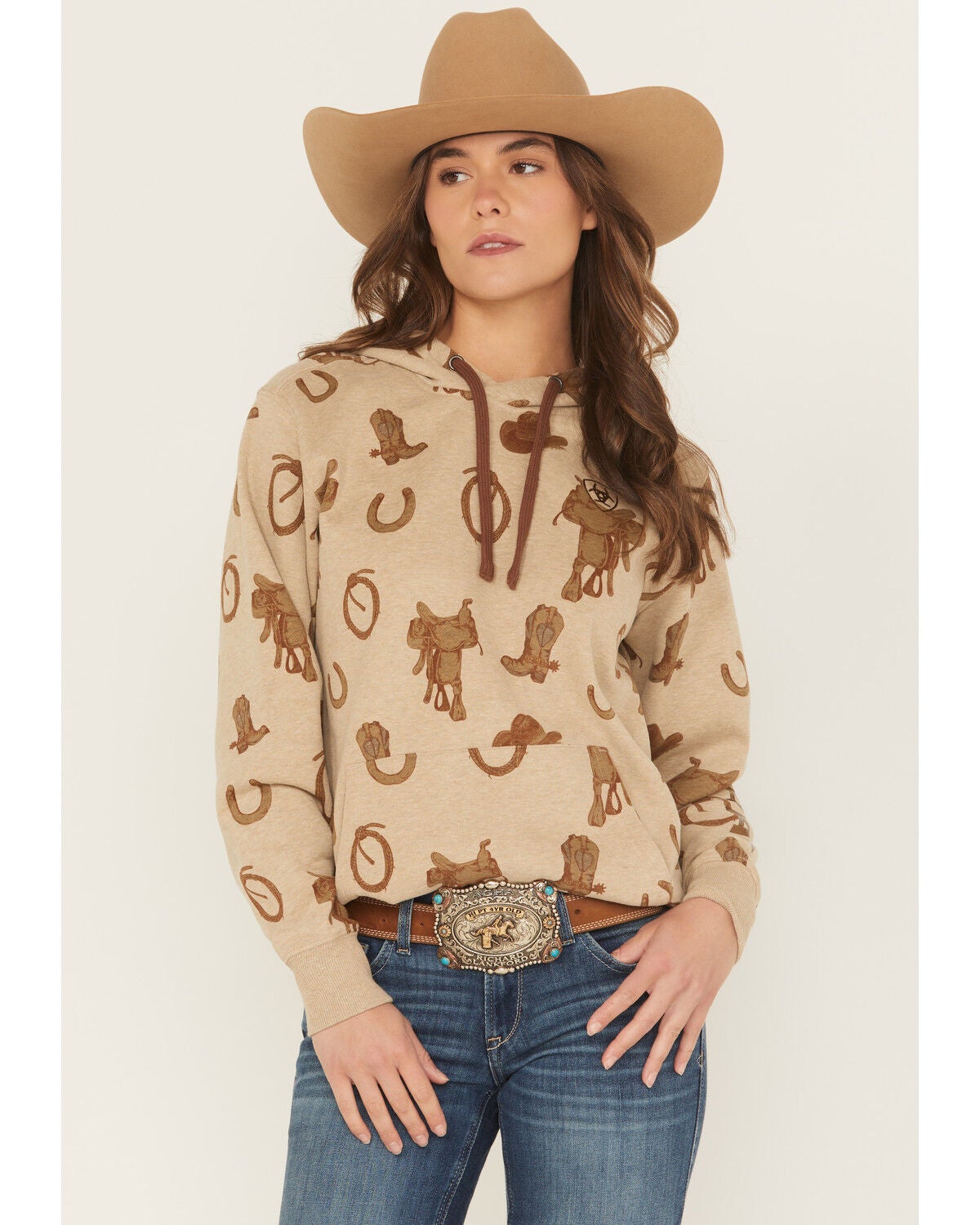 Women's Ariat Conversation Print Hoodie