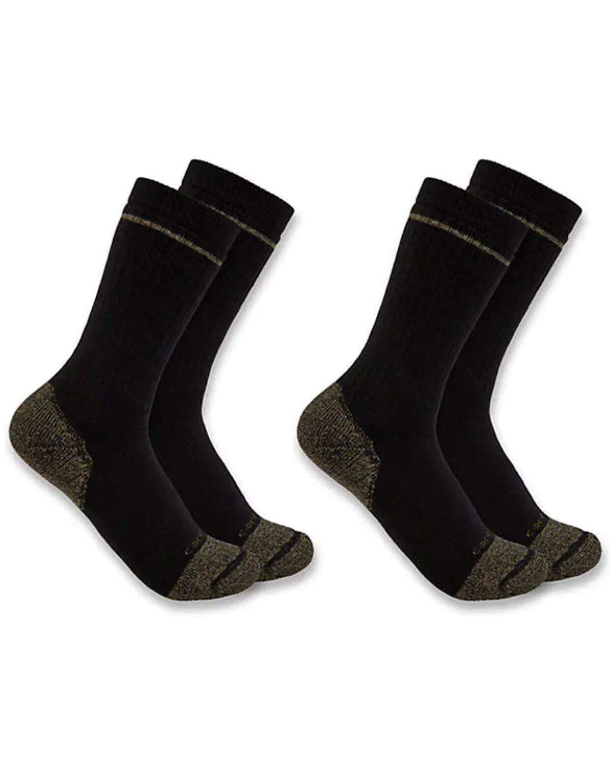 Men's Carhartt Midweight Steel Toe Boot Socks - 2-Pack