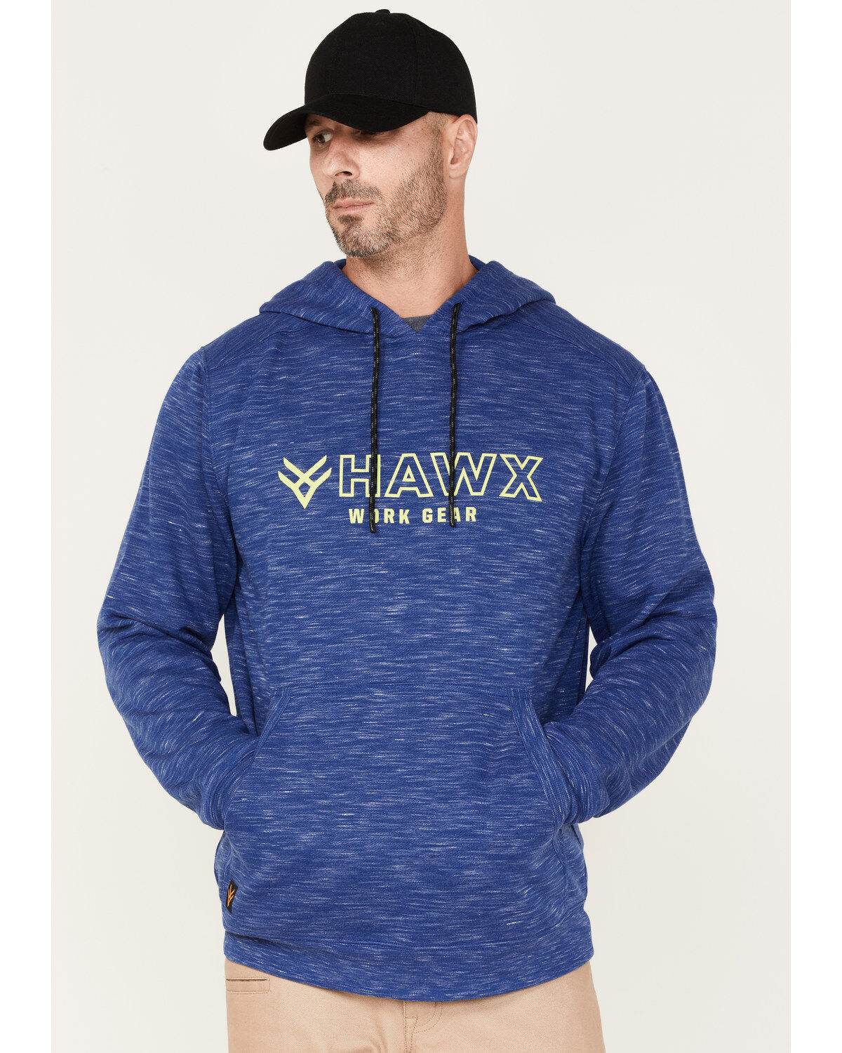 Men's Hawx Graphic Slub Pullover Hooded Work Sweatshirt