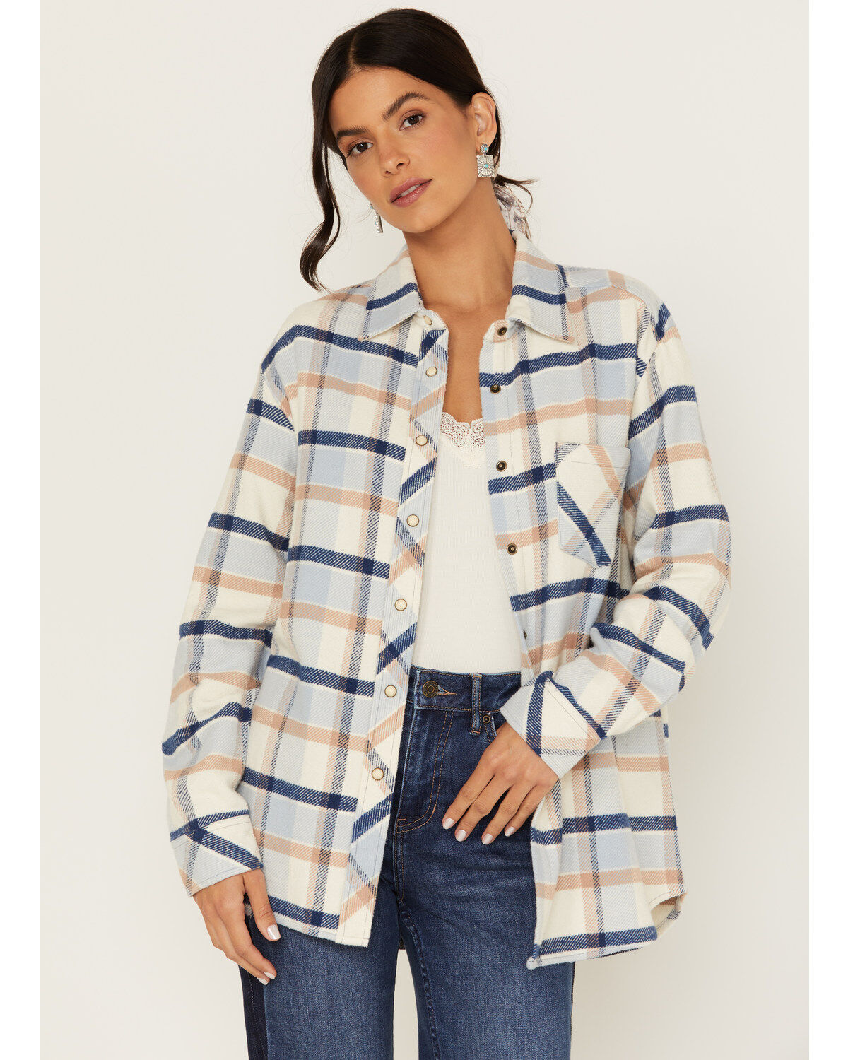 Women's Idyllwind Plaid Print Rendon Flannel Shirt
