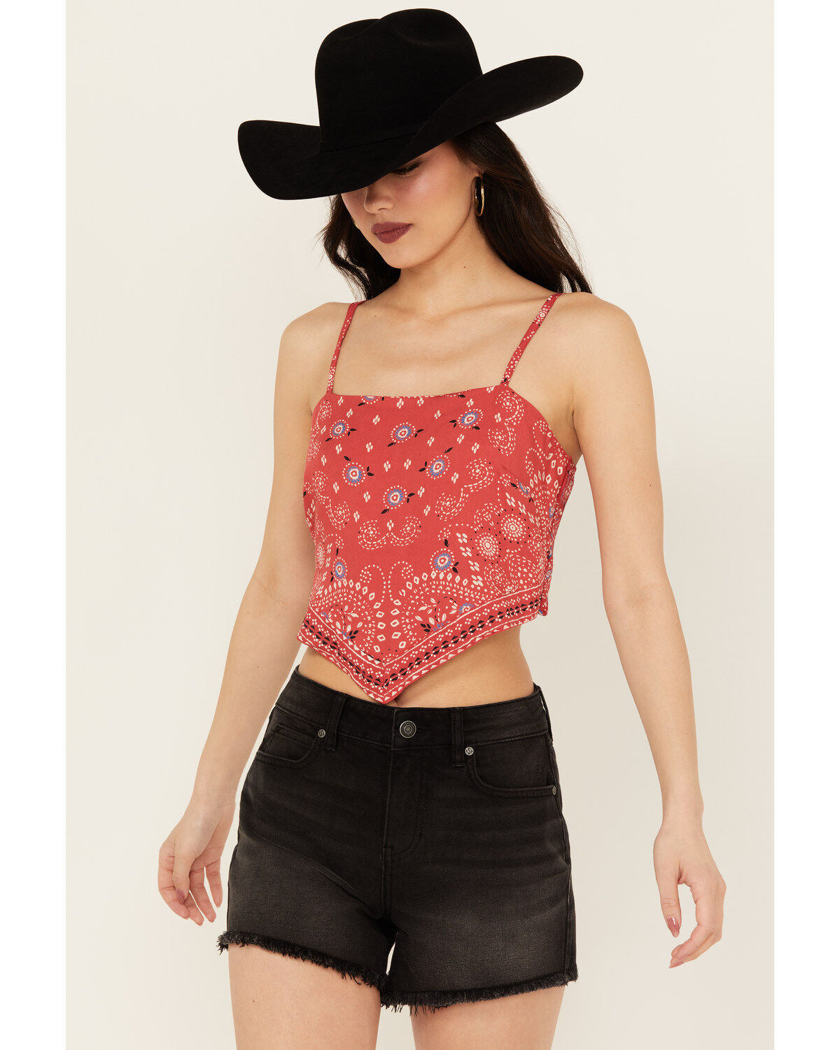 Women's Angie Bandana Print Top