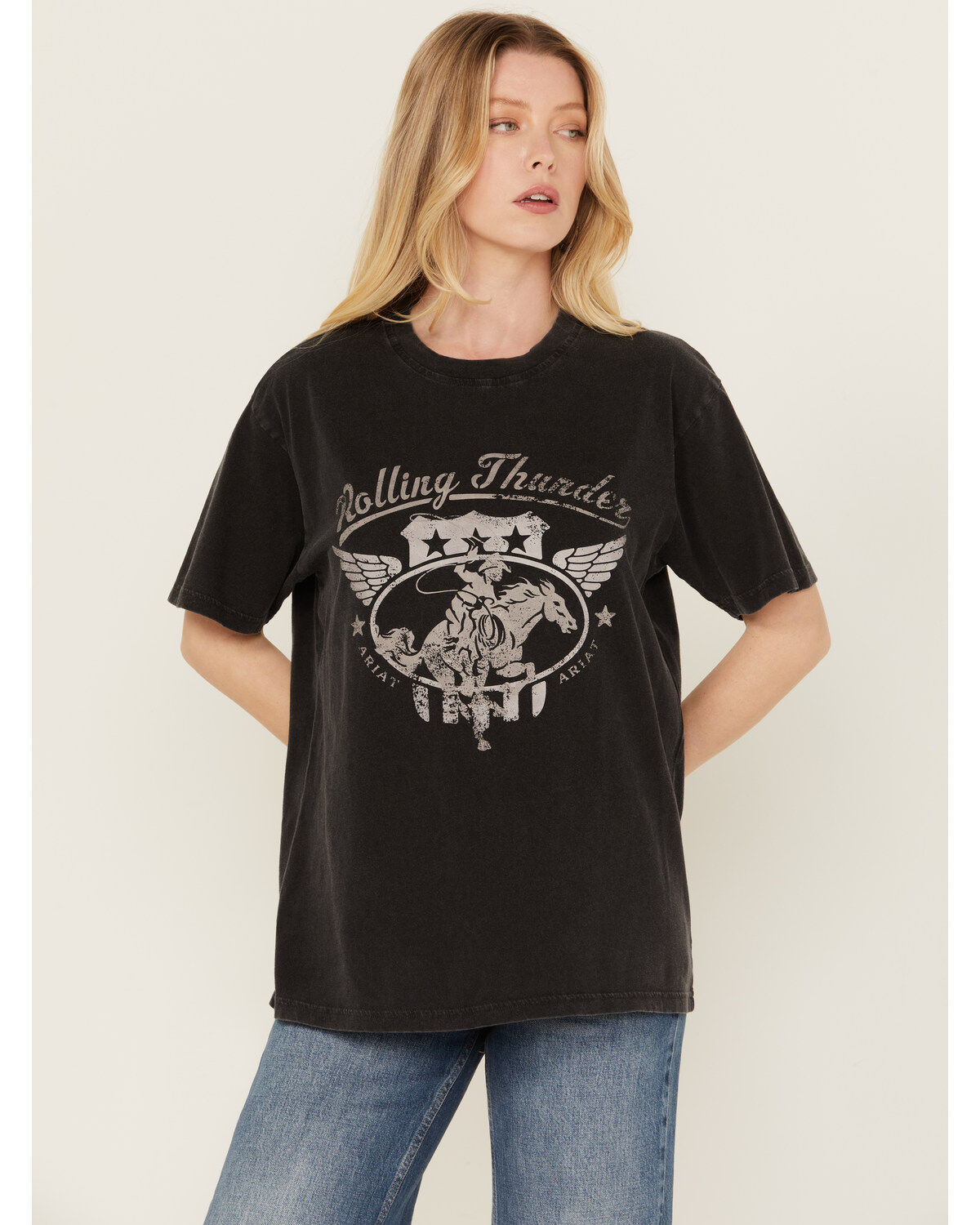 Women's Ariat Rolling Thunder Short Sleeve Graphic Tee