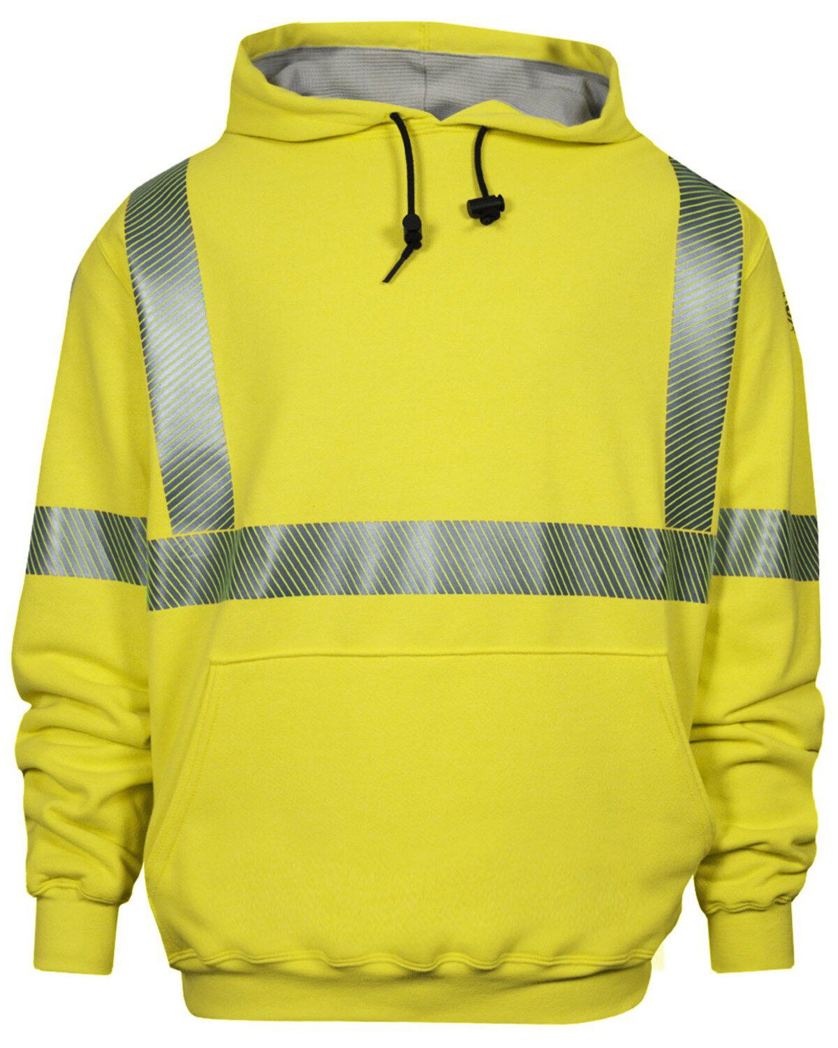 Men's National Safety Apparel FR Vizable Hi-Vis Waffle Weave Hooded Wo