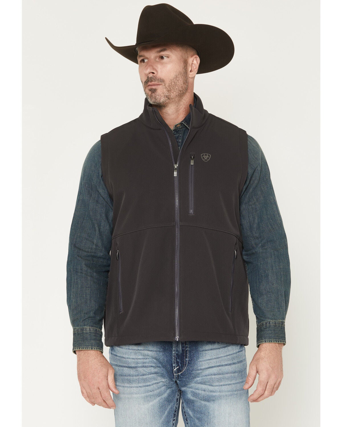 Men's Ariat Phantom Logo Concealed Carry Softshell Vest