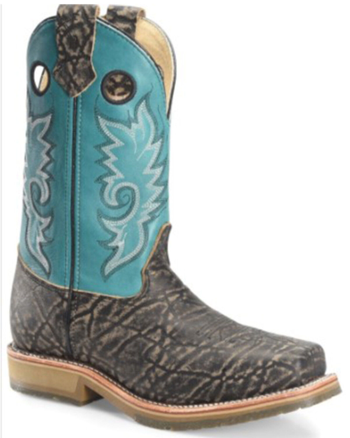 Men's Double H Shark Print Western Work Boots - Composite Toe