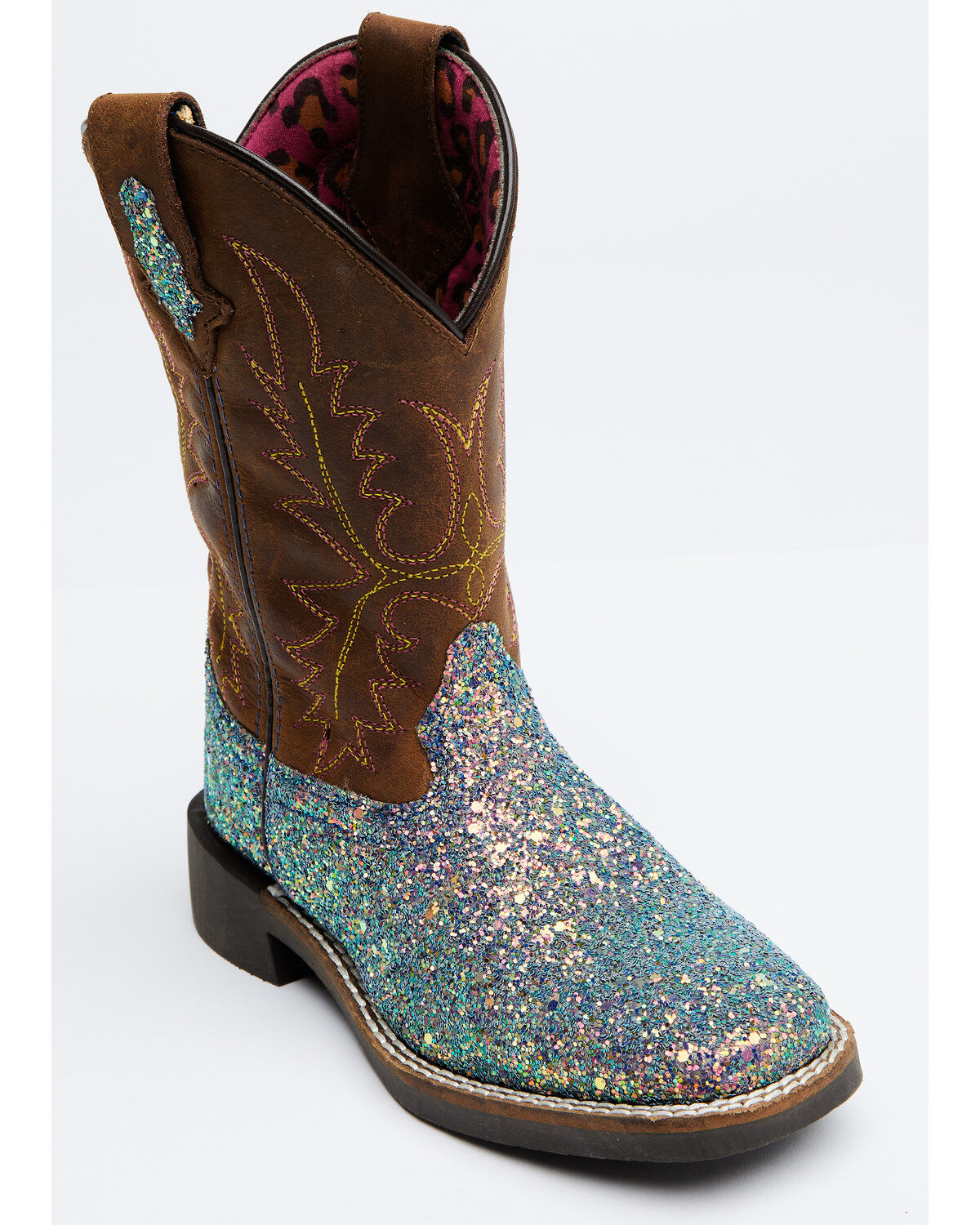 Girls' Shyanne Glitterama Western Boots - Broad Square Toe