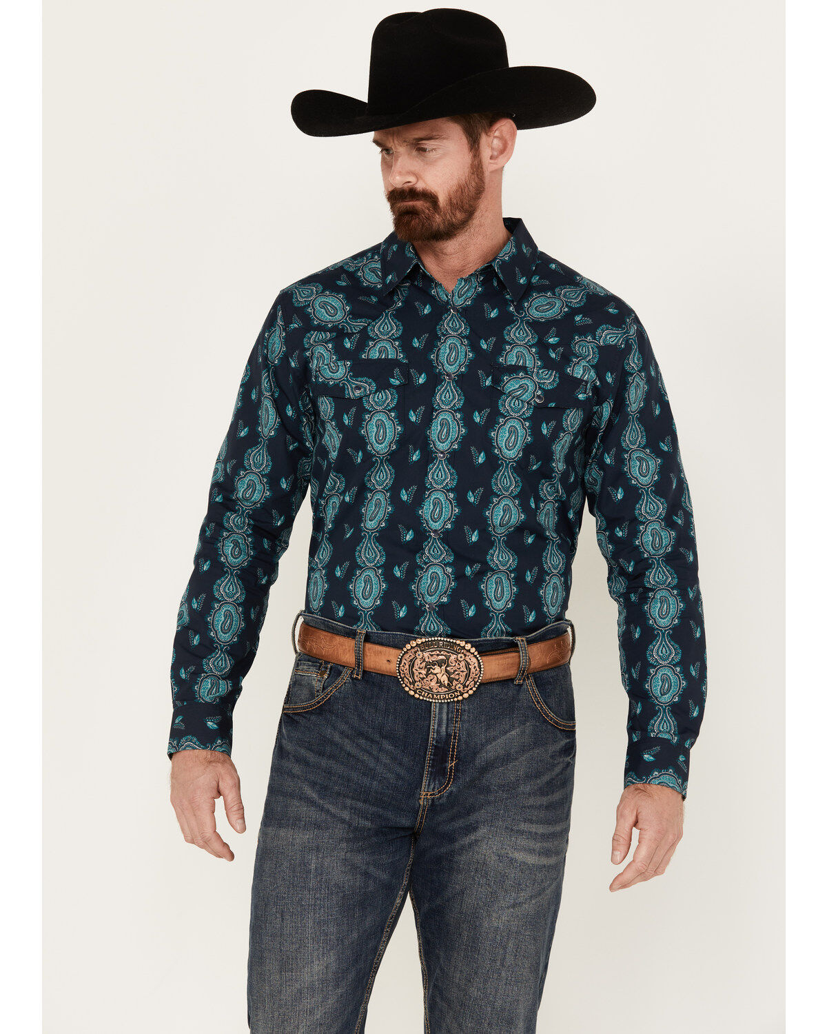 Men's Gibson Trading Co Take It Easy Long Sleeve Snap Western Shirt