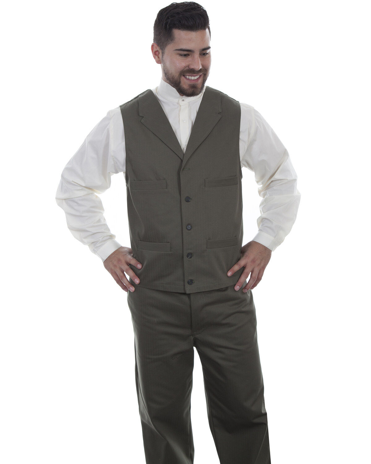 Men's Scully Herringbone Vest