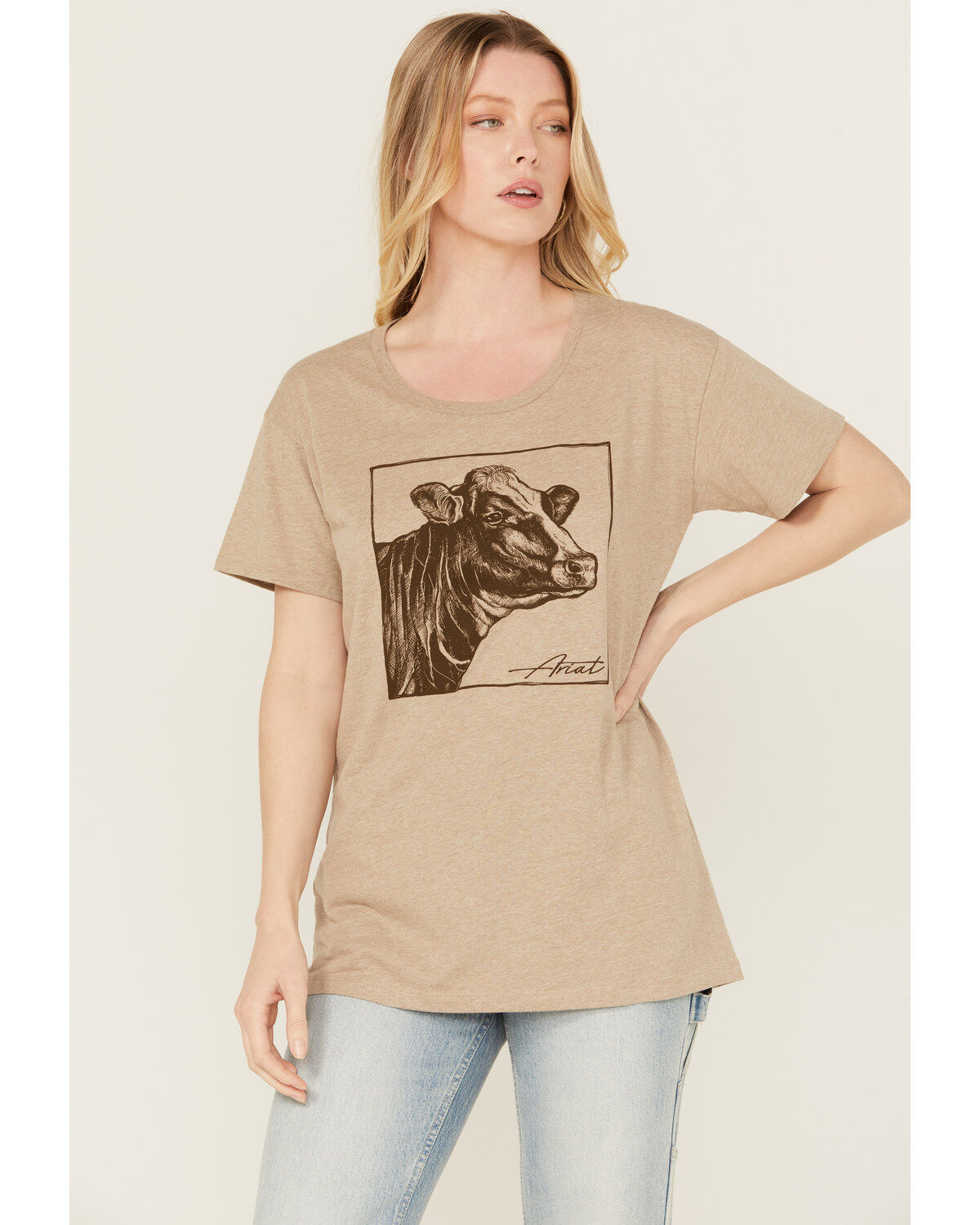 Women's Ariat Cow Short Sleeve Graphic Tee