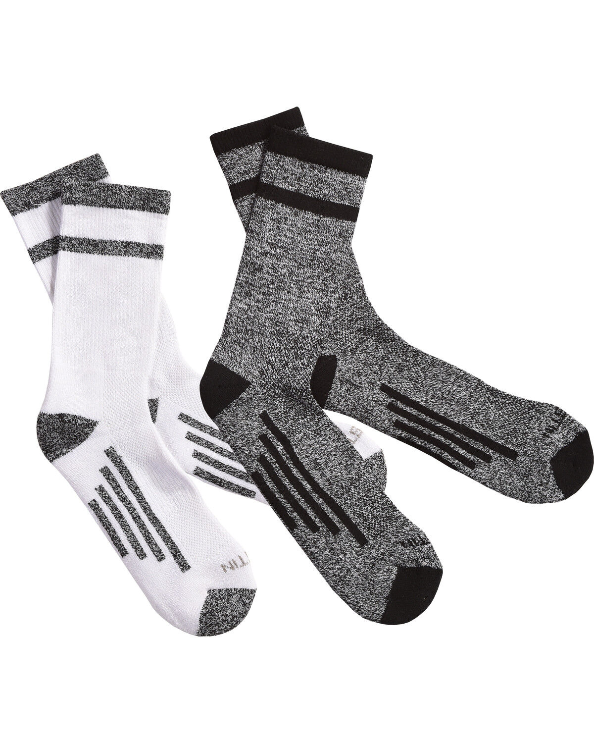 Men's Justin JUSTDRY Half Cushion 2-Pair Socks