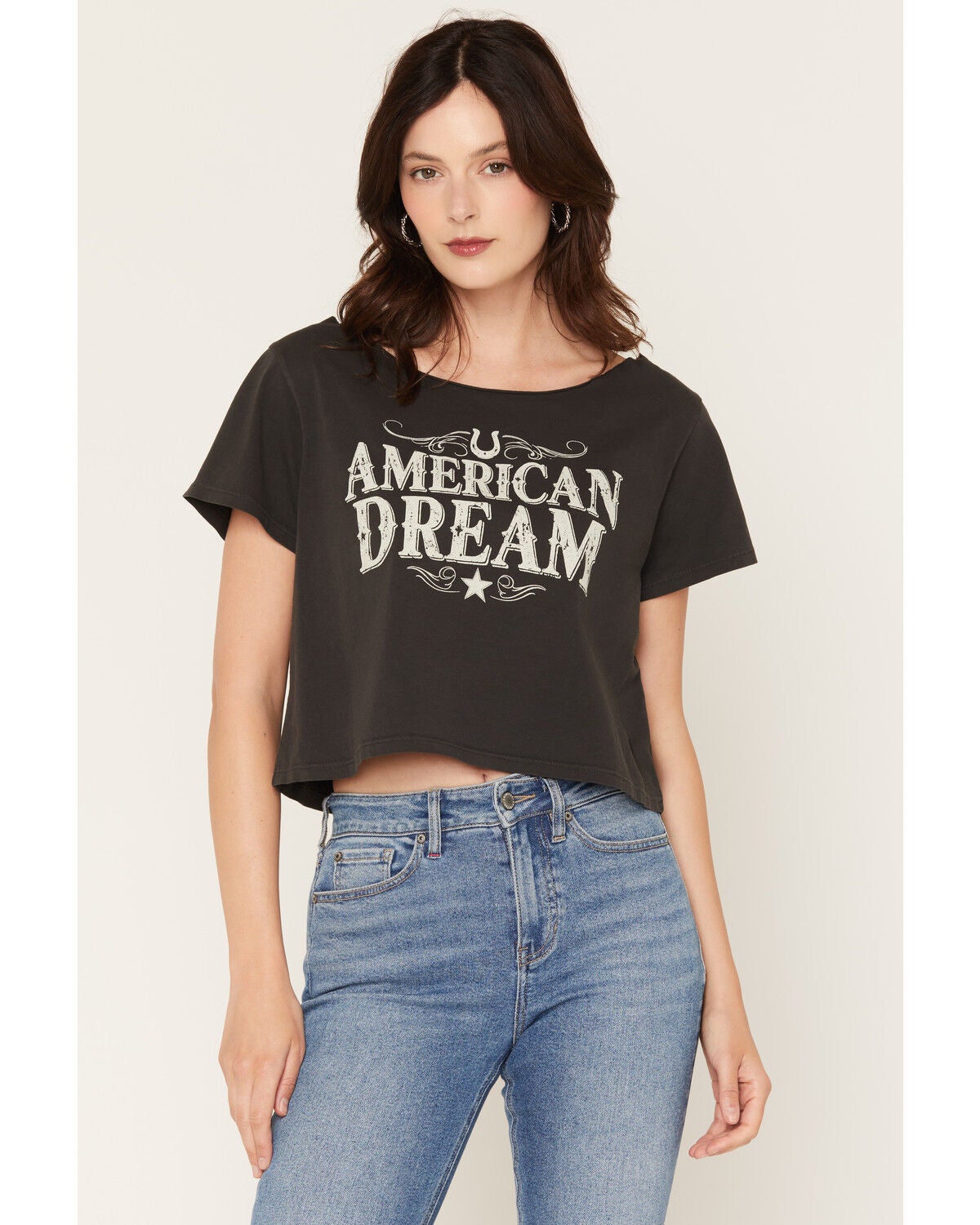 Women's Idyllwind American Dream Off The Shoulder Graphic Tee