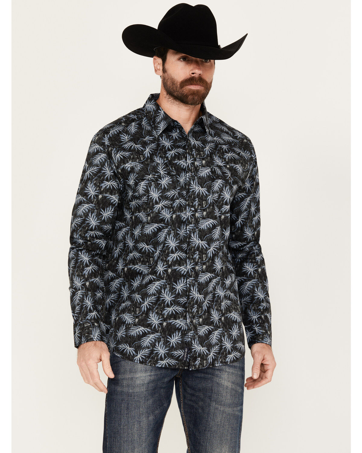 Men's Moonshine Spirit Kaanapali Floral Print Long Sleeve Snap Western