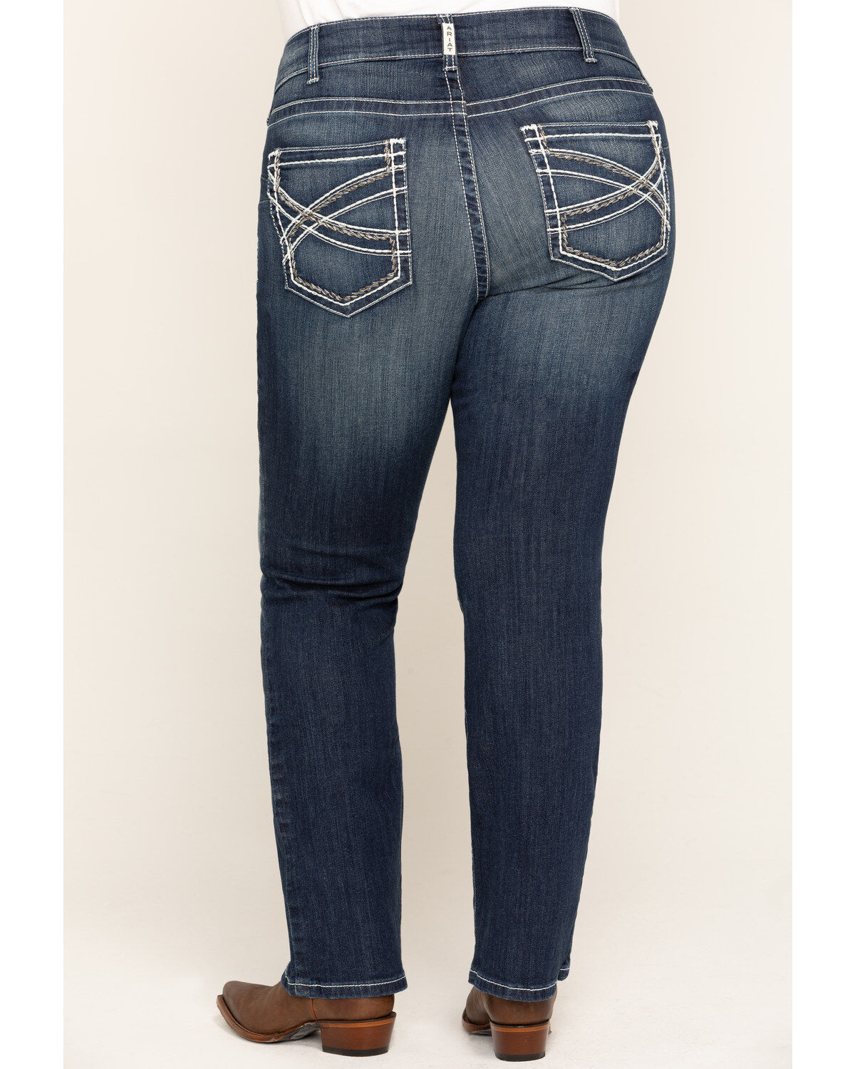 Women's Ariat Mid Rise Bootcut Real Riding Jeans - Plus