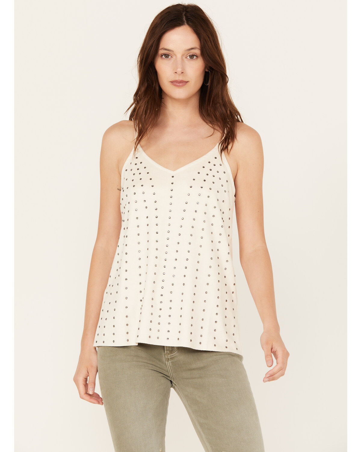 Women's Vocal Studded Faux Suede Cami