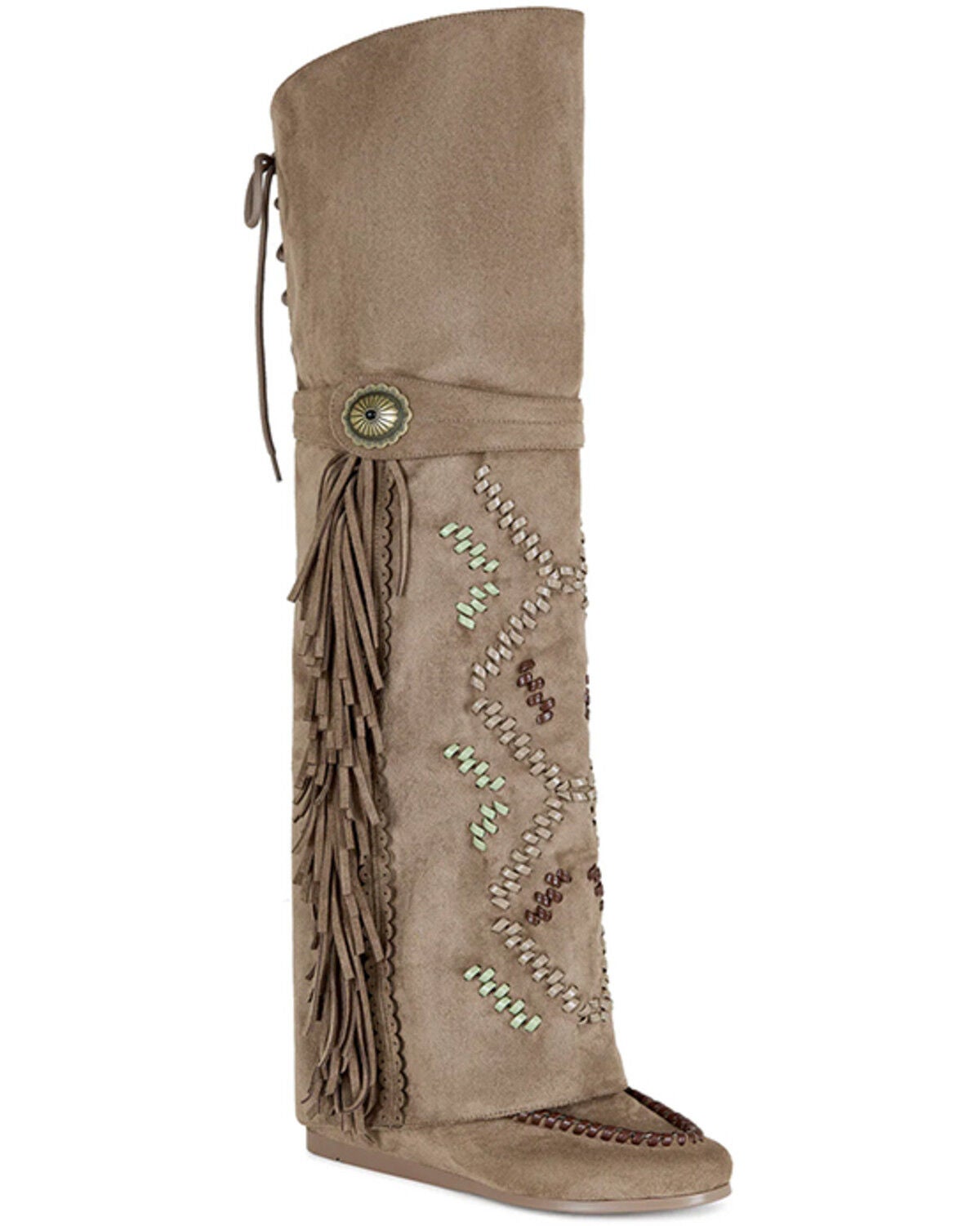 Women's Azalea Wang Edmund Moccasin Boot - Moc Toe