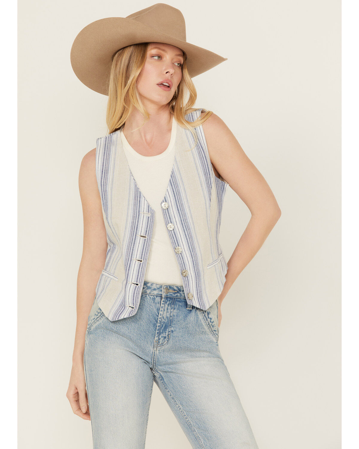 Women's Ariat Striped Vest