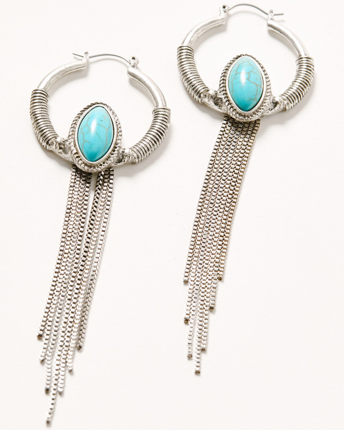 Women's Shyanne Fringe Hoop Earrings