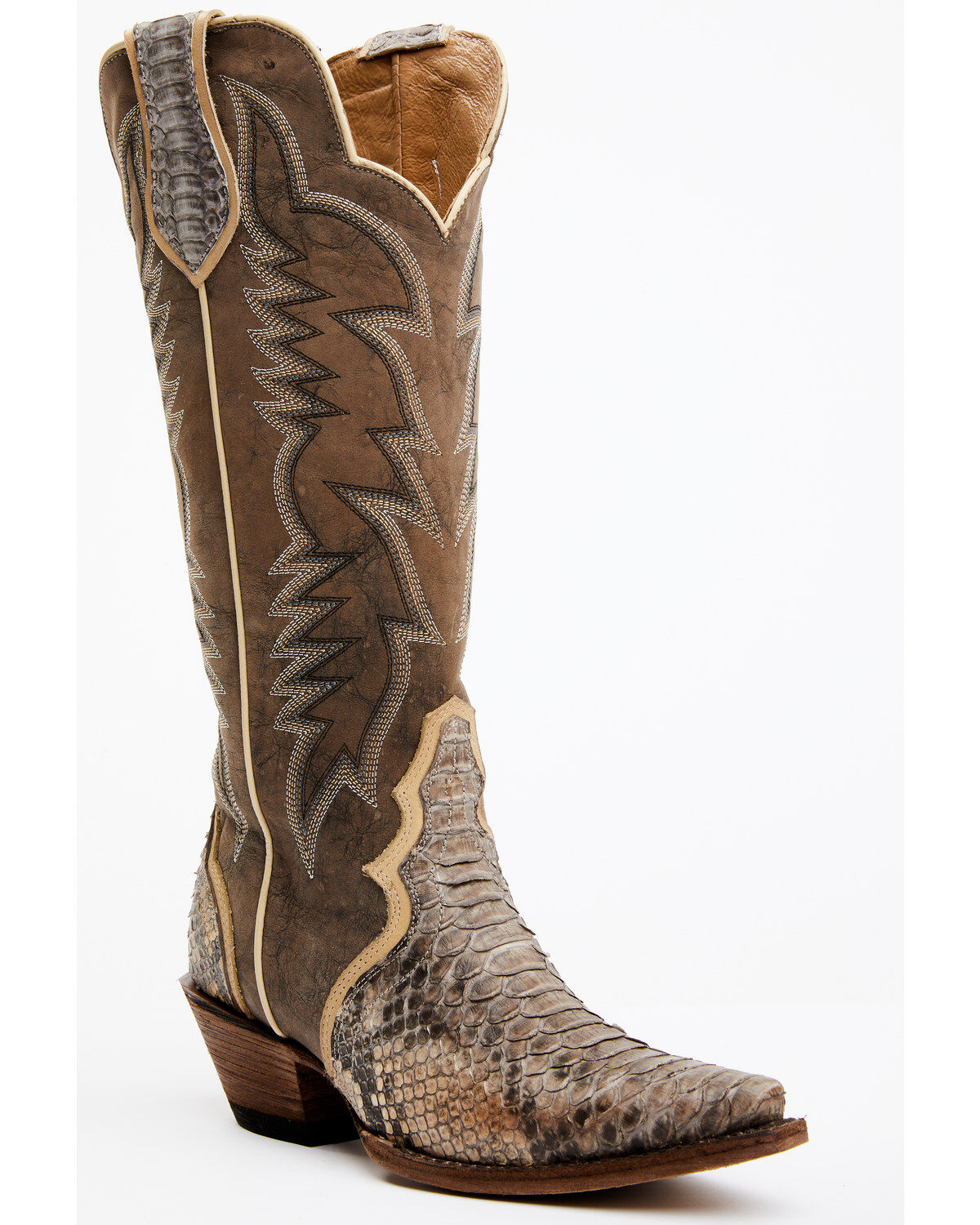 Women's Idyllwind Triad Exotic Python Western Boots - Snip Toe