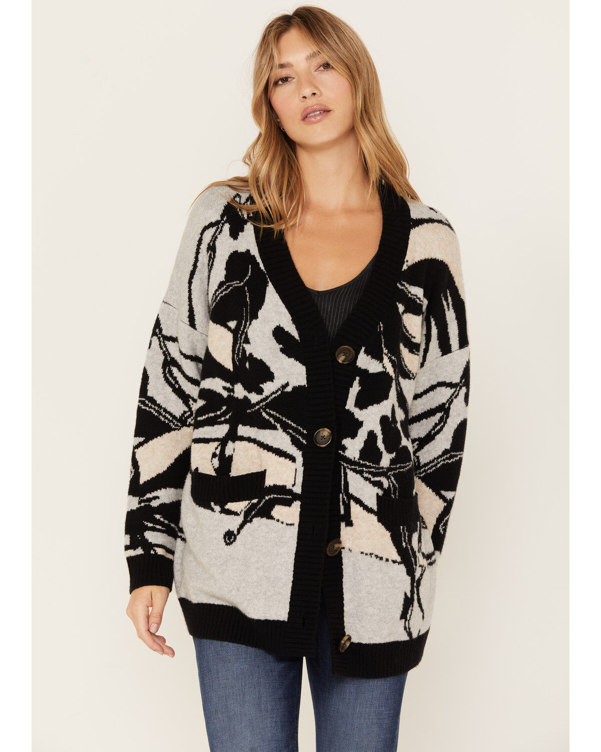 Women's Idyllwind Alice Floral Abstract Cardigan