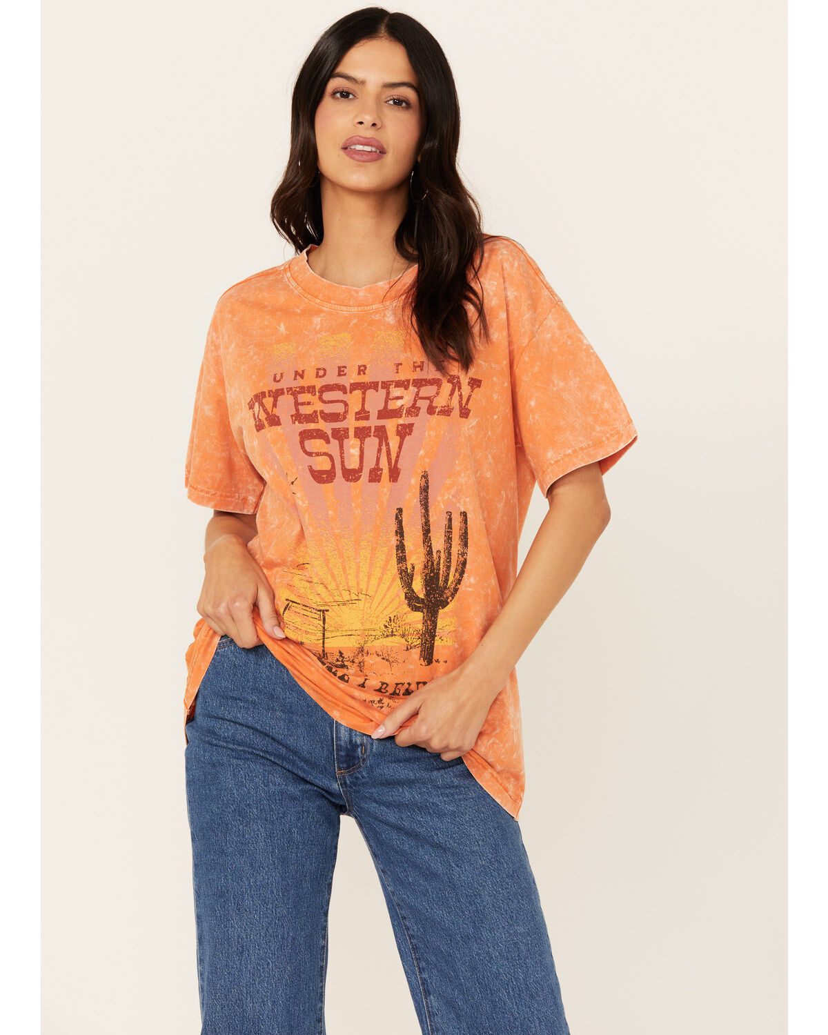 Women's Shyanne Under The Western Sun Short Sleeve Graphic Tee