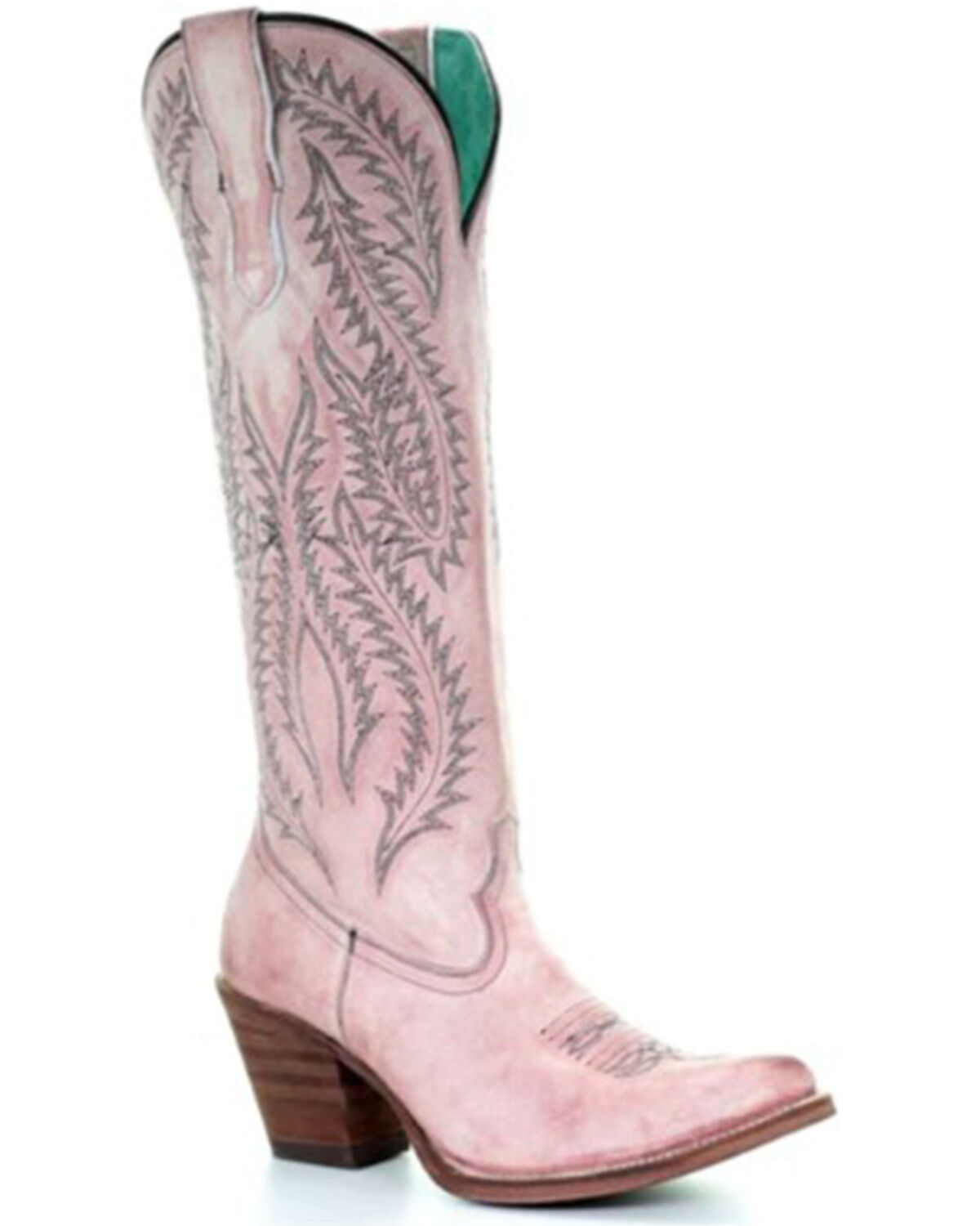 Women's Corral Embroidered Tall Western Boots - Round Toe