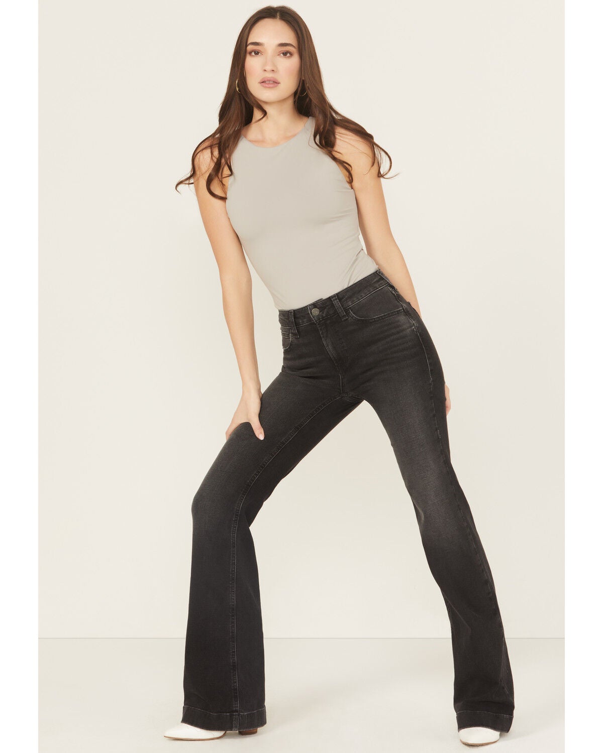 Women's Ariat High Rise Leilani Slim Trouser Stretch Denim Jeans