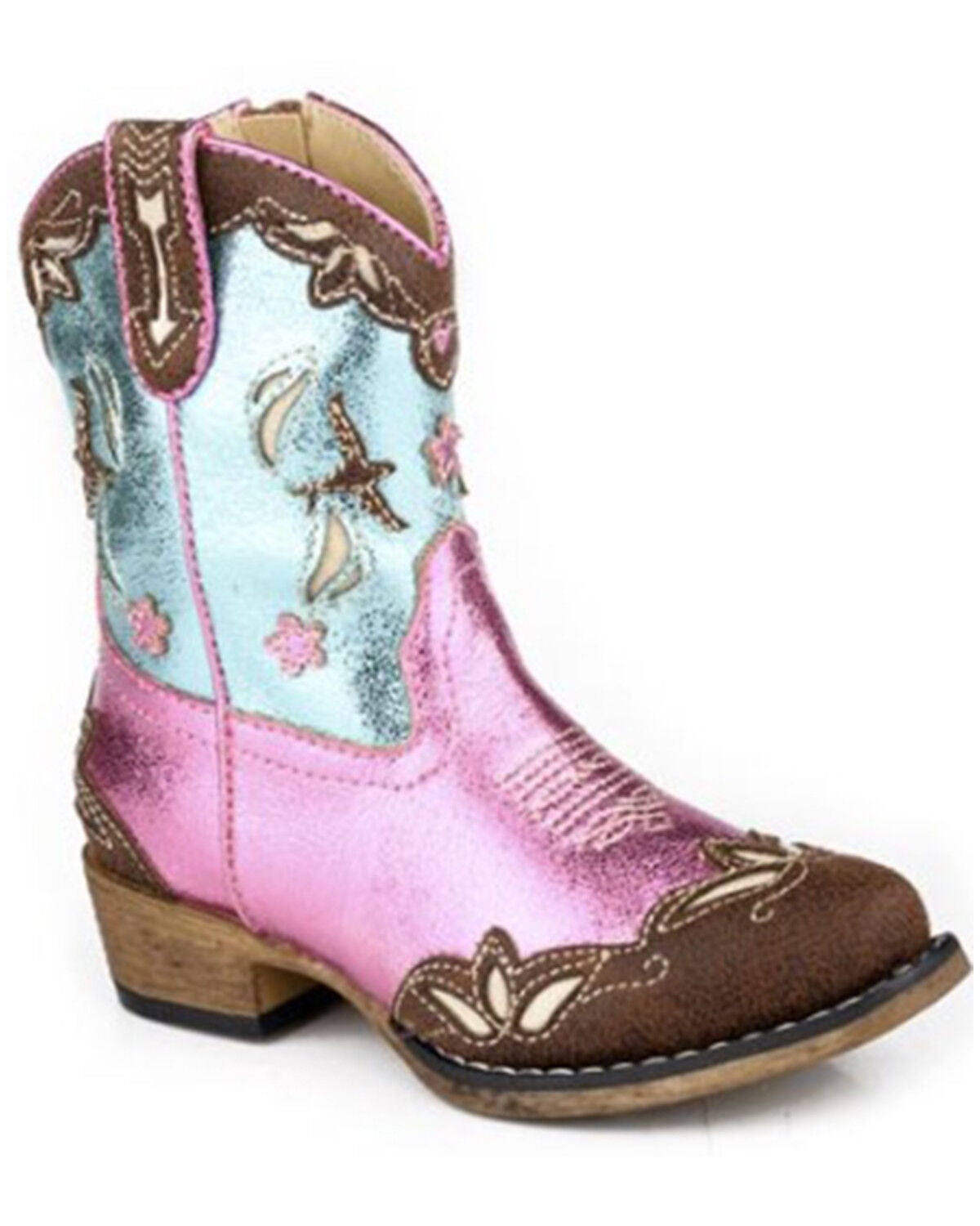 Girls' Roper Toddler Birdie Western Boots - Snip Toe