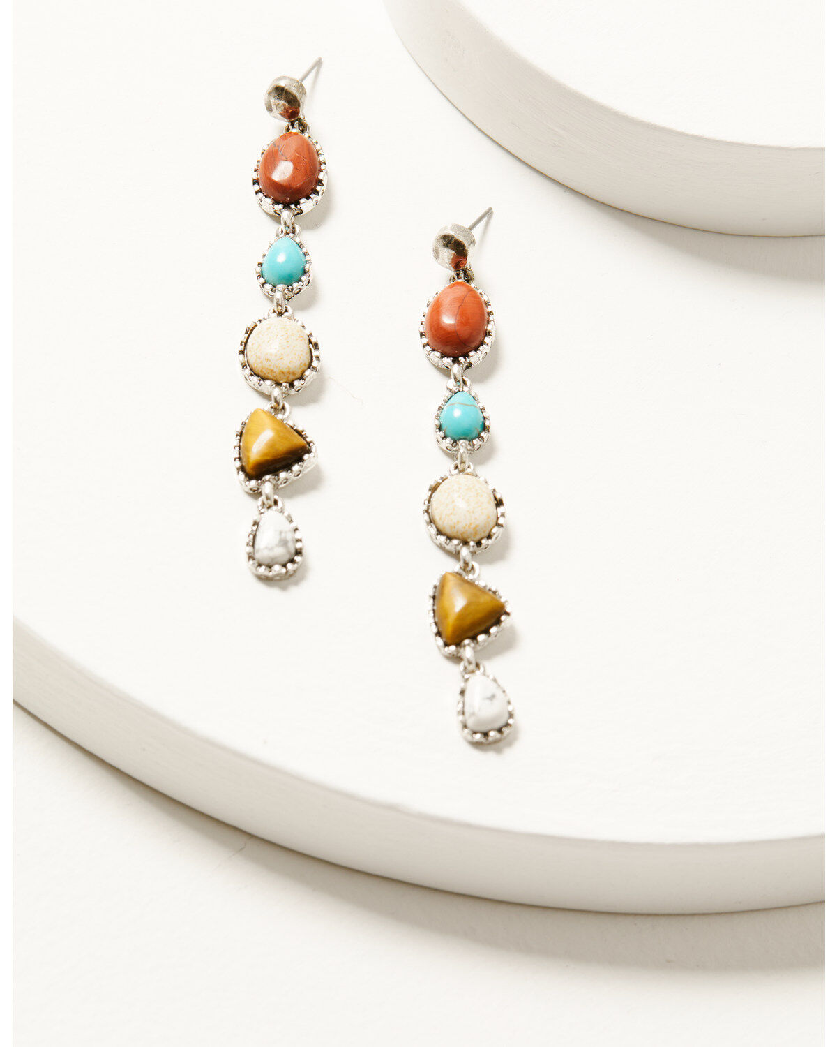 Women's Shyanne Americana Multi-Stone Earrings