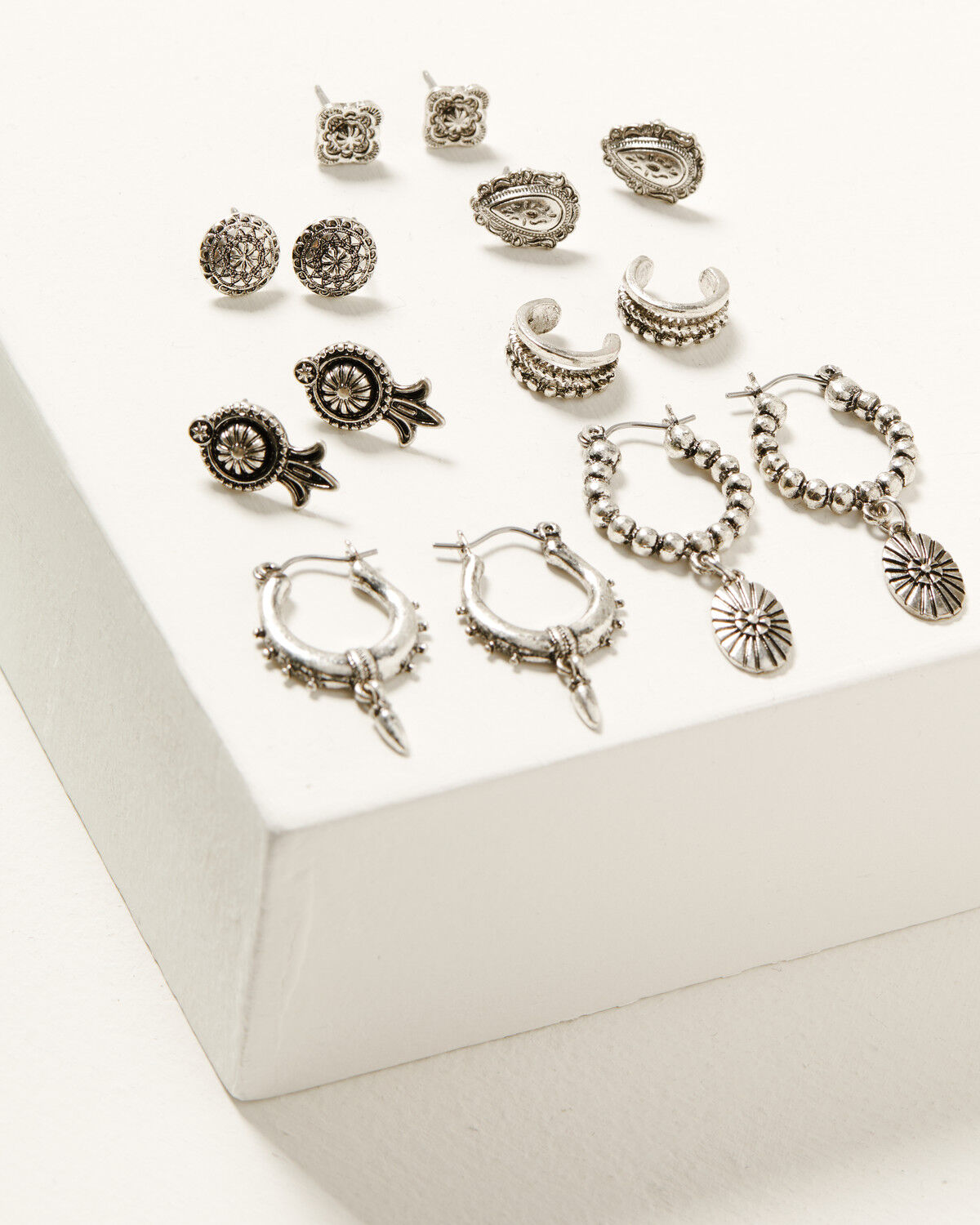 Women's Shyanne Frontier Antique Earrings Set - 7 Piece