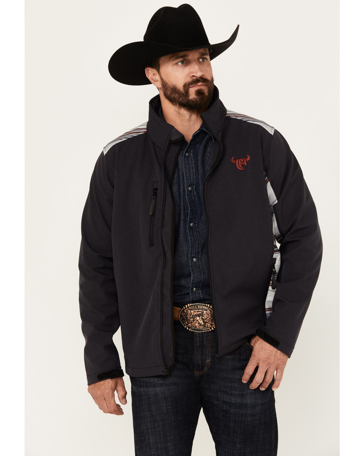 Men's Cowboy Hardware Serape Block Softshell Jacket