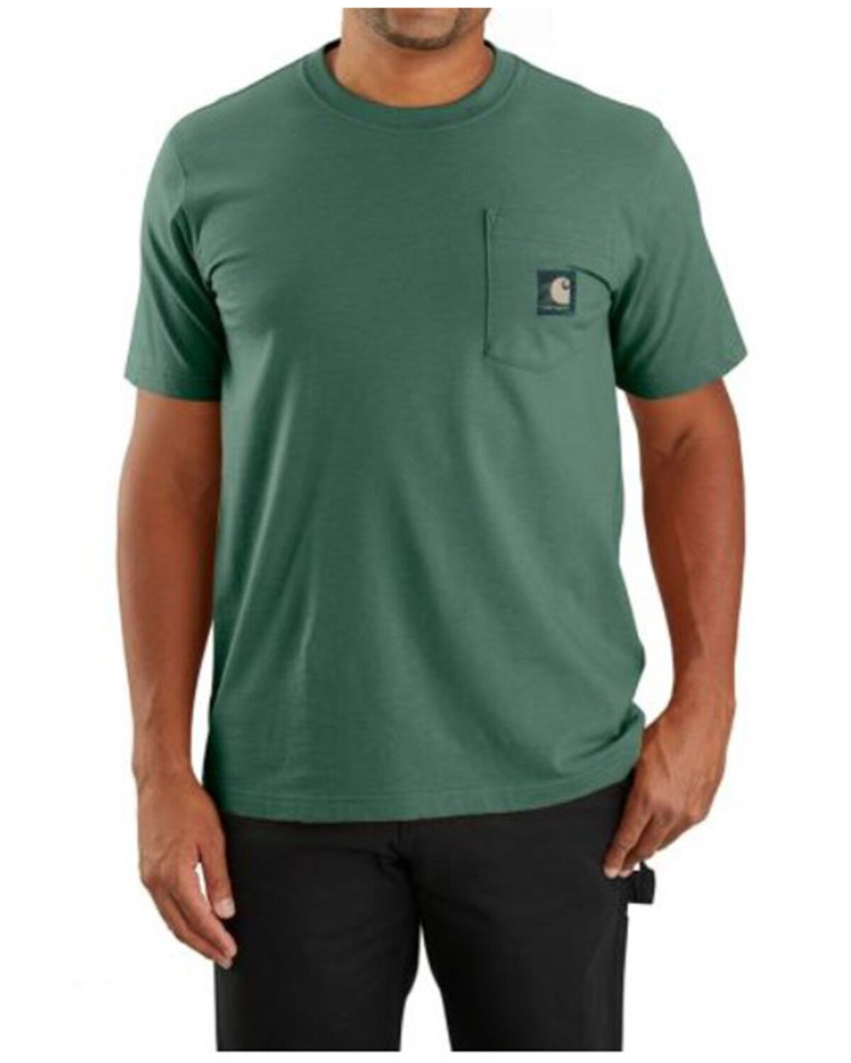 Men's Carhartt Relaxed Fit Lightweight Logo Short Sleeve Work T-Shirt