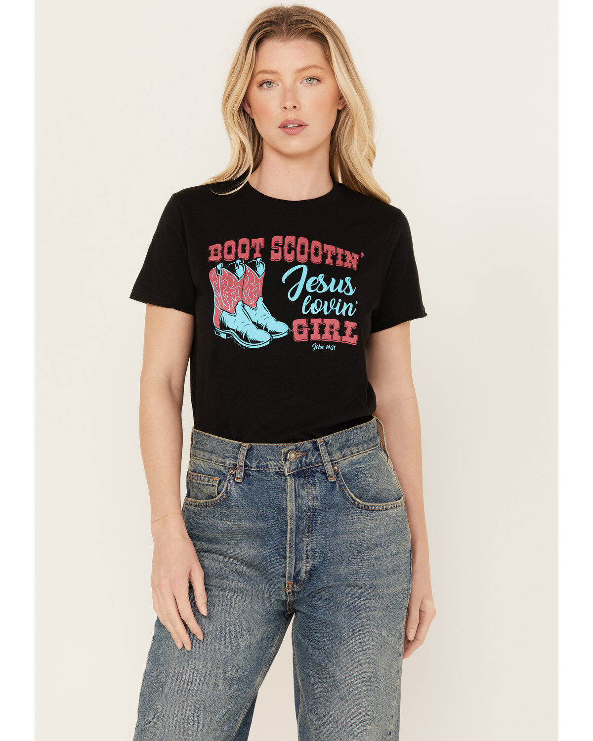 Women's Kerusso Boot Scootin Short Sleeve Graphic Tee