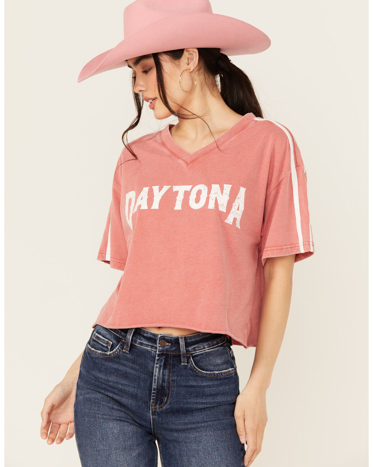 Women's Youth in Revolt Daytona Varsity Short Sleeve Graphic Tee