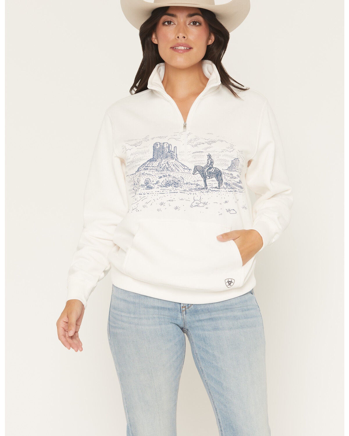 Women's Ariat Landscape 1/2 Zip Pullover