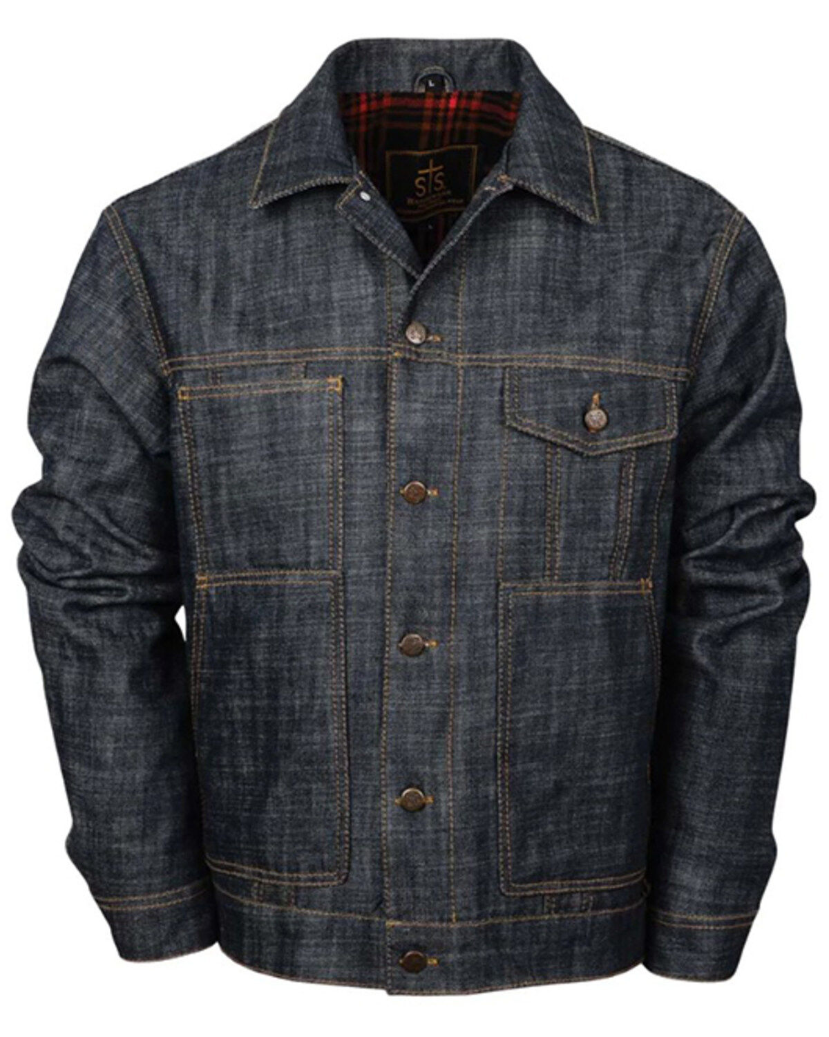 Men's STS Ranchwear By Carroll Quinten Denim Jacket - Big