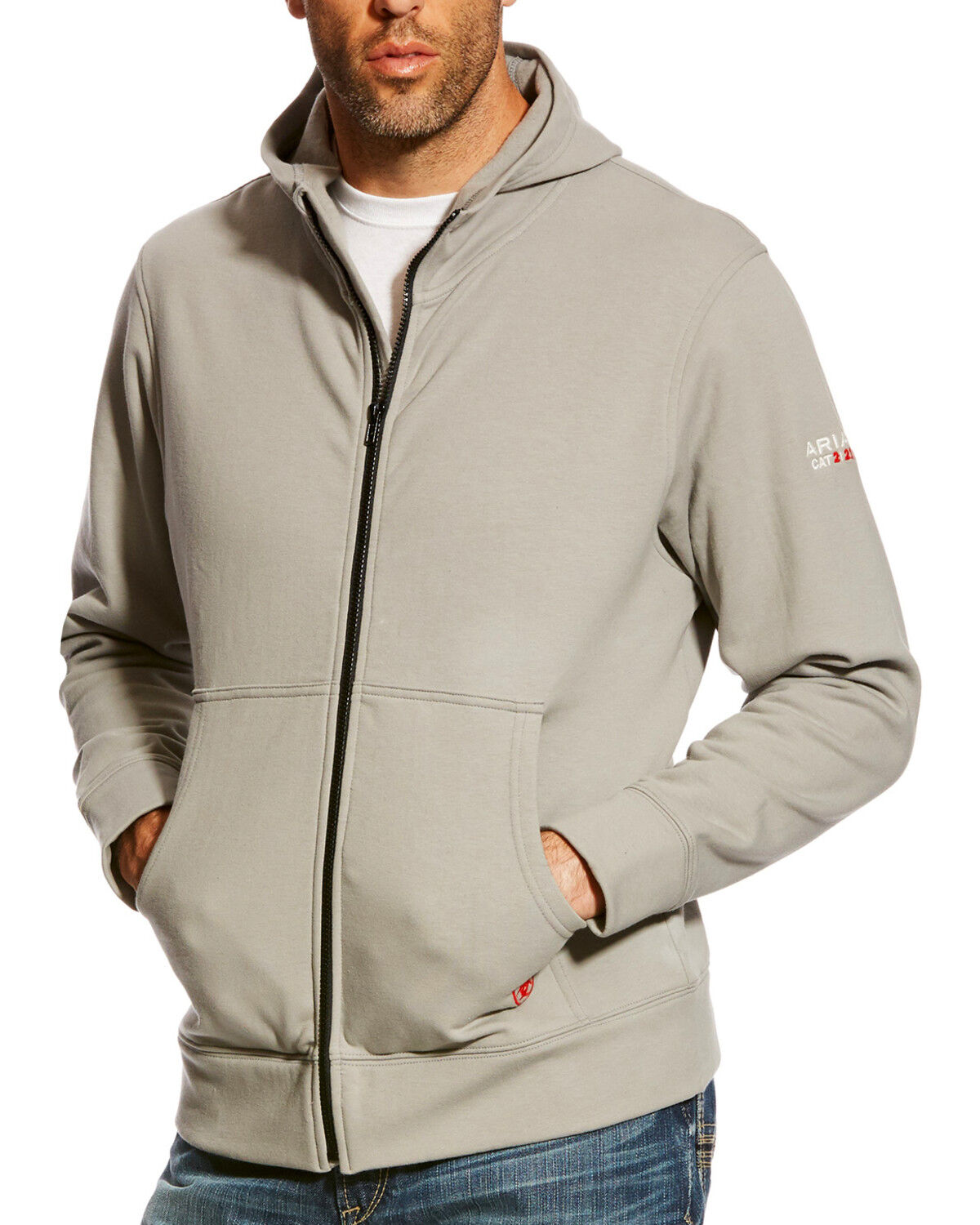 Men's Ariat FR Full Zip Hooded Work Sweatshirt