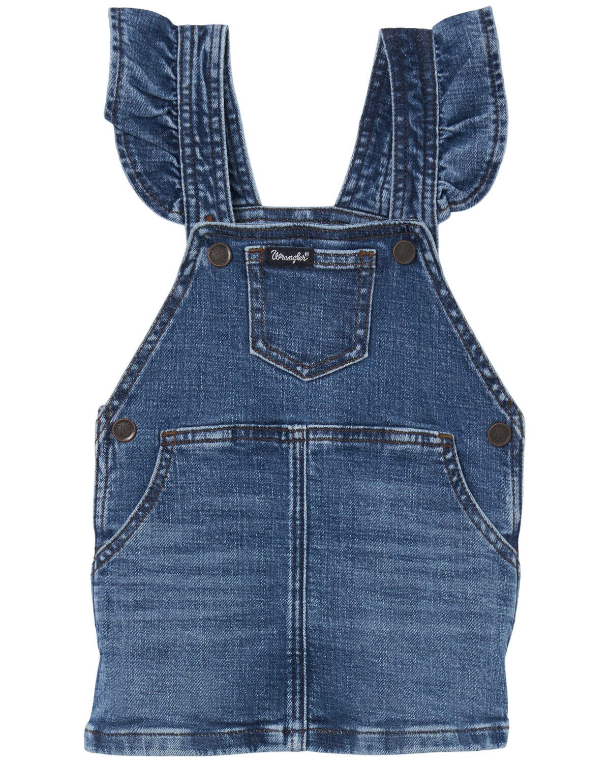 Girls' Wrangler Infant Phoebe Dark Wash Denim Skirtall