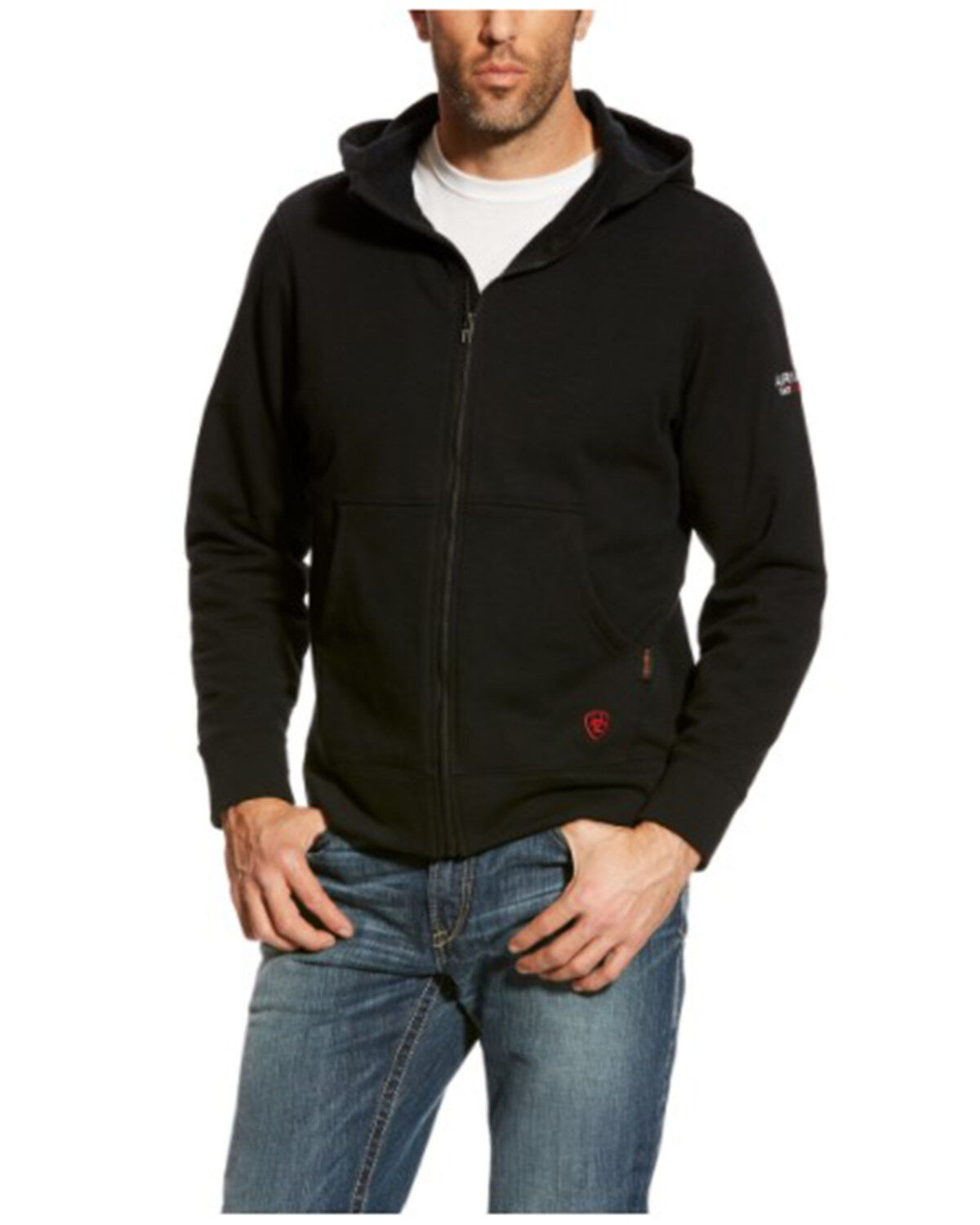 Men's Ariat FR Zip-Front Hooded Sweatshirt - Tall