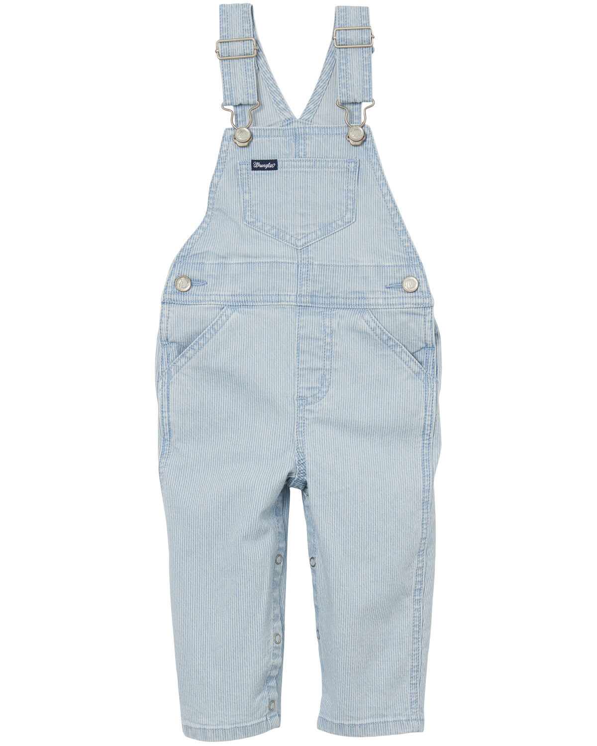 Girls' Wrangler Infant Grace Light Wash Denim Overalls