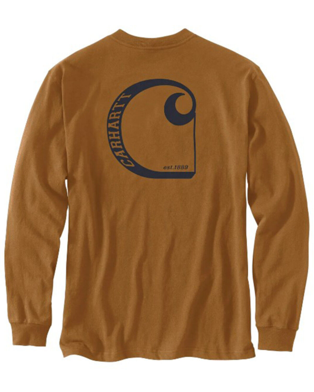 Men's Carhartt Relaxed Fit Heavyweight Long Sleeve Graphic Work T-Shir
