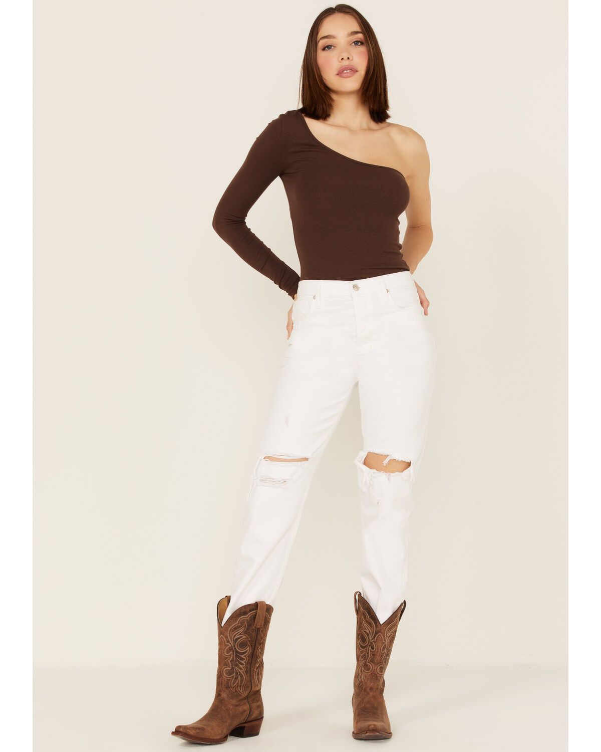 Women's Free People Tapered Baggy Boyfriend Jeans