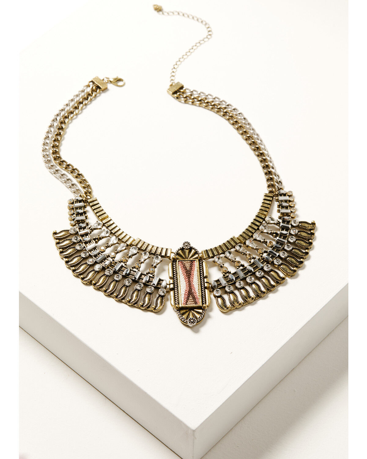 Women's Shyanne Desert Rose Antique Bib Necklace