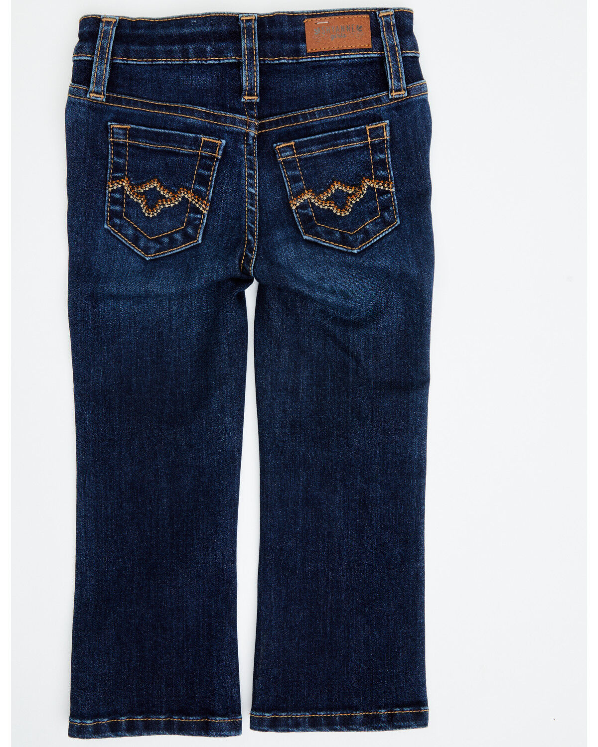 Girls' Shyanne Toddler Dark Wash Stretch Bootcut Riding Jeans