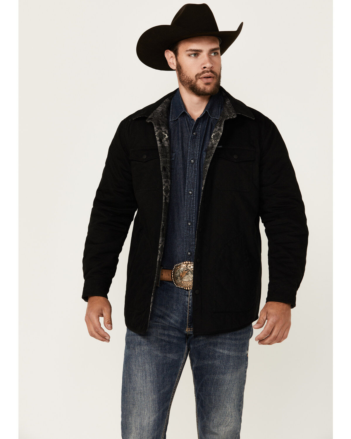 Men's Rock & Roll Denim Reversible Shacket