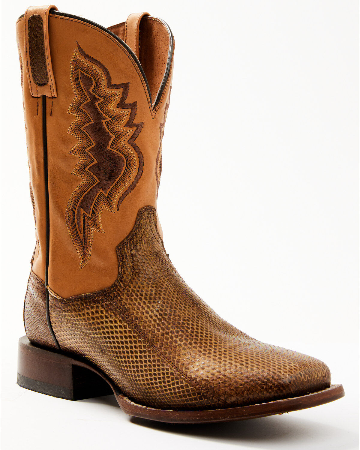 Men's Dan Post Exotic Water Snake Western Boot - Broad Square Toe