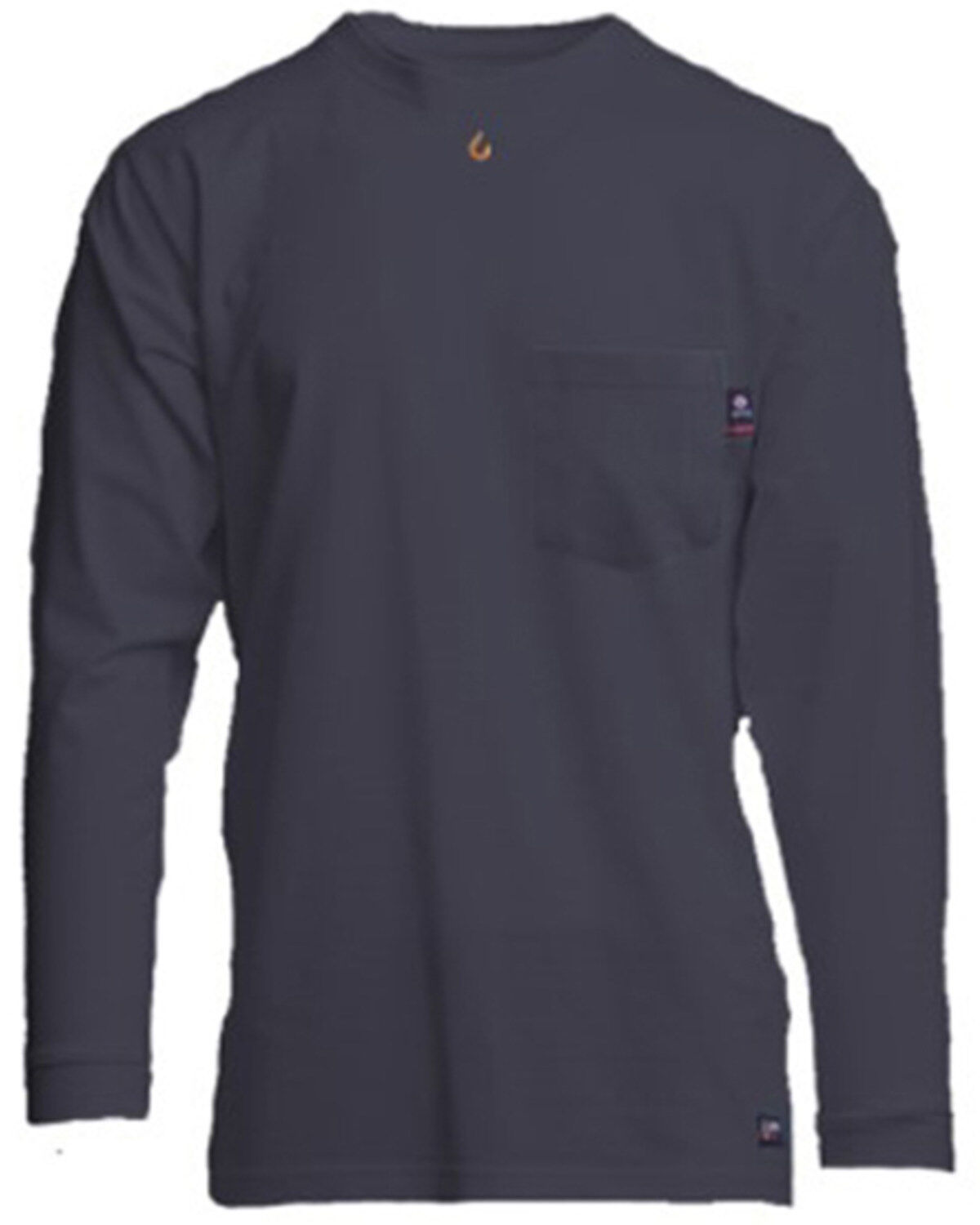 Men's Lapco FR Solid Long Sleeve Work Pocket T-Shirt