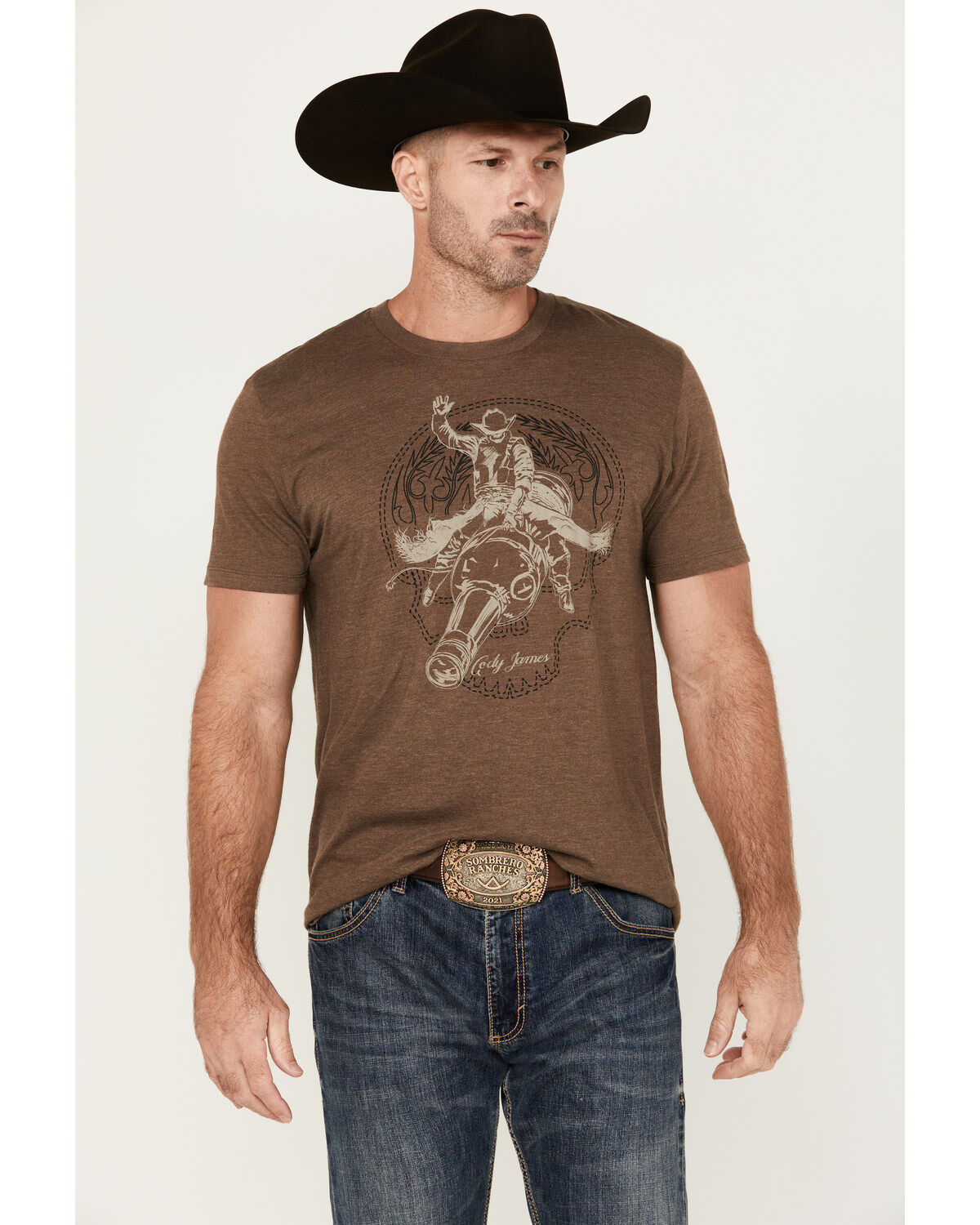 Men's Cody James Rodeo Bottle Short Sleeve Graphic T-Shirt