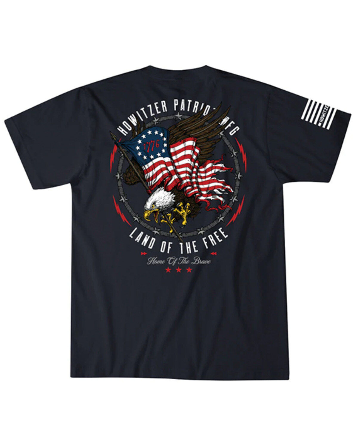 Men's Howitzer Patriot Eagle Short Sleeve Graphic T-Shirt