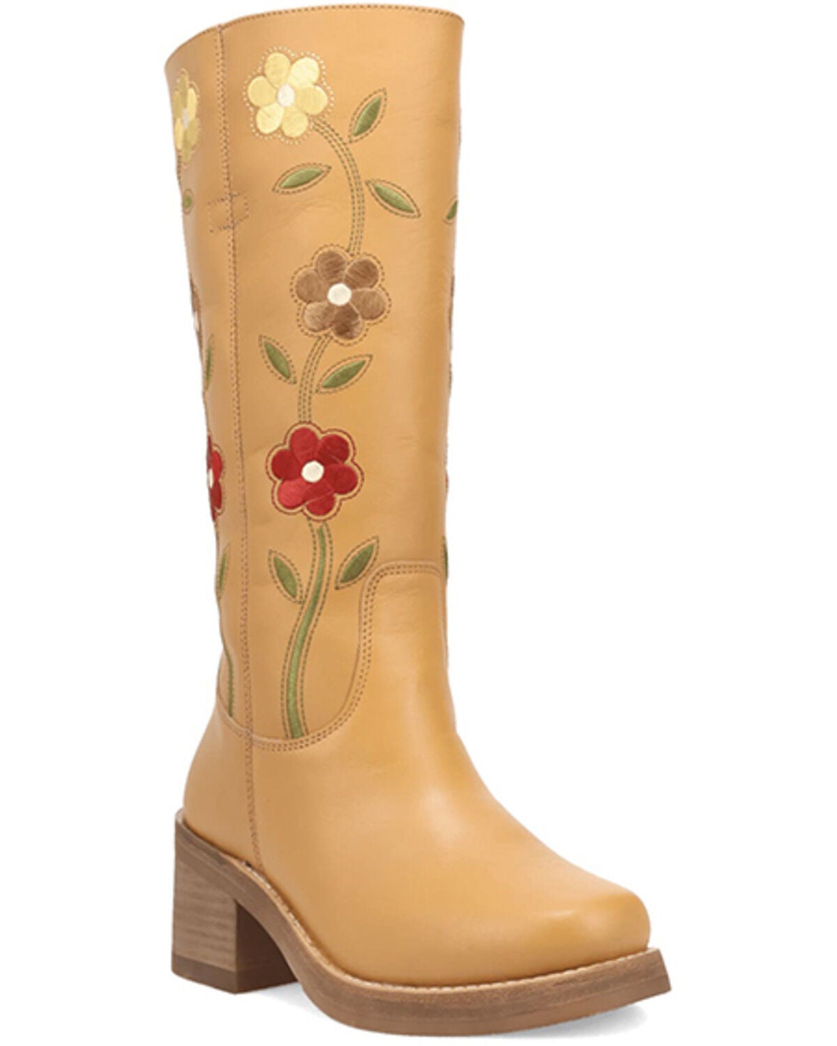 Women's Dingo Floral Bloom Fashion Boots - Round Toe